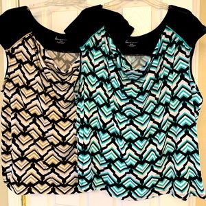 2 Lane Bryant size 26/28 tops pair for $15